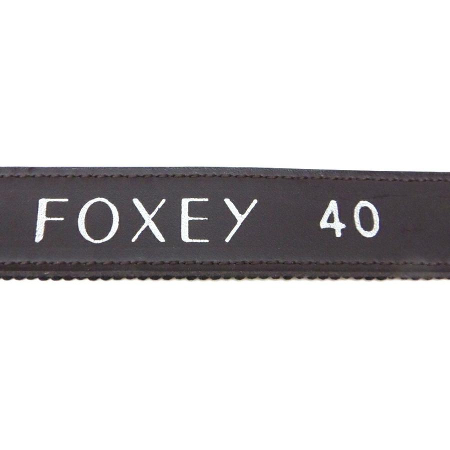 FOXEY フォクシー ベルト ラインストーン グログランリボン 黒 FOXEY フォクシー ベルト ラインストーン グログランリボン 黒
