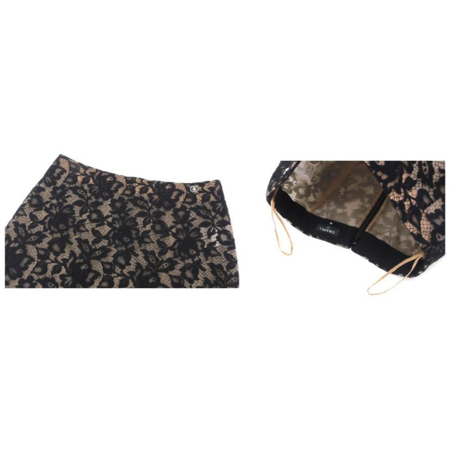 CHANEL（シャネル） レースタイトスカート 2020年 P64618V60643 黒