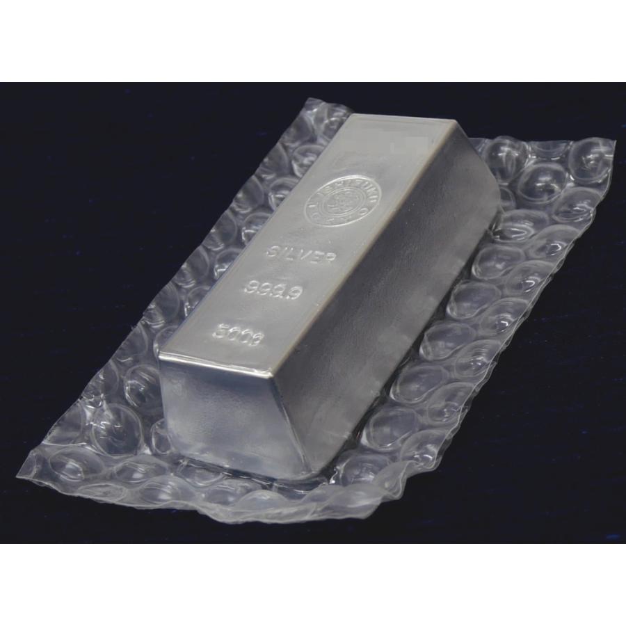 シルバーインゴット500g 銀製バー 999.9 石福金属興業 純銀 インゴット 500g ingot /シルバー/SV999.9 500g