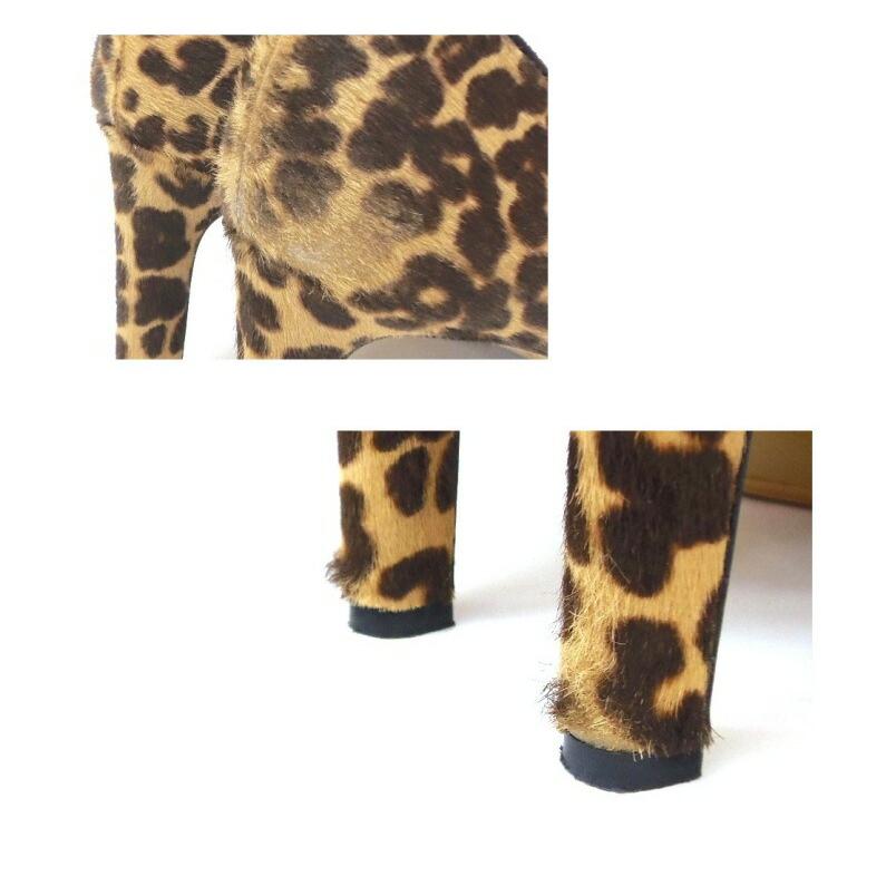 美品✨サルヴァトーレフェラガモ レオパード柄 ハラコ 本革 テーラード