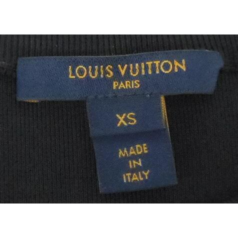 LOUIS VUITTON（ルイ・ヴィトン） ジップアップ ミニ丈ワンピース 黒