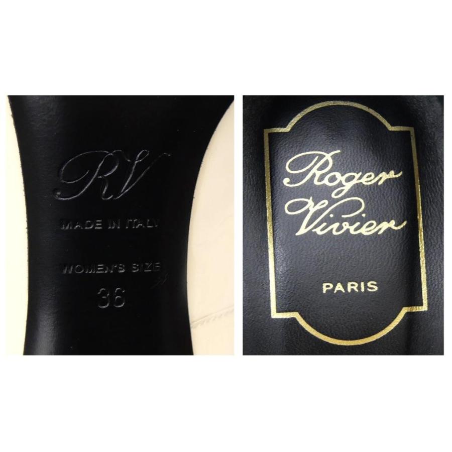 Roger Vivier（ロジェヴィヴィエ） パンプス エナメル オフホワイト