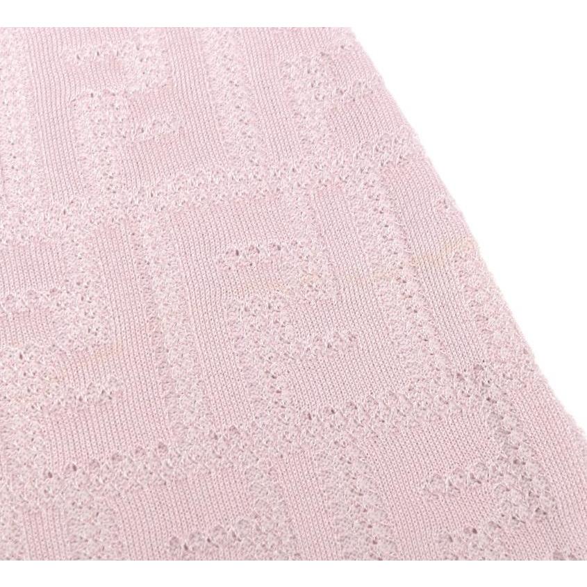 FENDI ロングニットワンピース FFロゴ FZD832 ピンク 【中古 FENDI ロングニットワンピース FFロゴ FZD832 ピンク 【中古