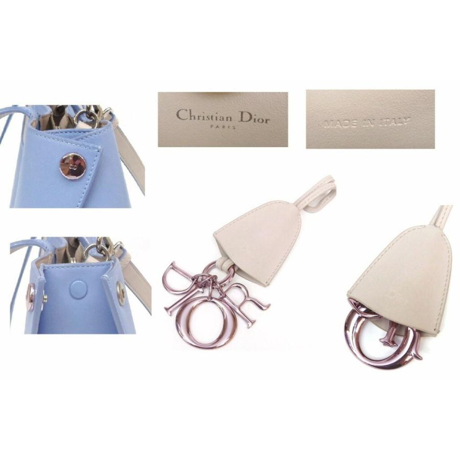 CHRISTIAN DIOR　新品未使用　2個チャーム付ショルダートート Christian Dior（クリスチャン・ディオール） ハンドバッグ 2WAY ロゴ