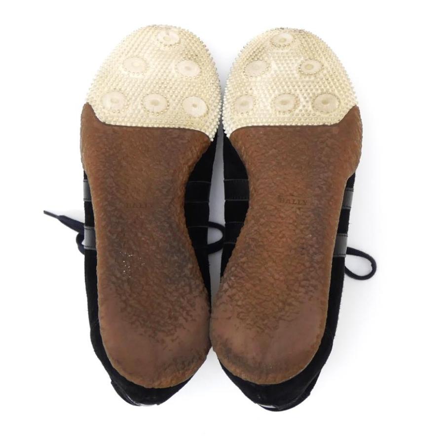 Bally バリー スニーカー 黒 スエード×レザー 36.5 【中古 Bally バリー スニーカー 黒 スエード×レザー 36.5 【中古