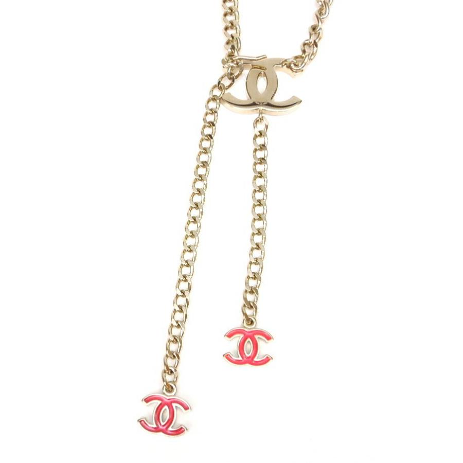 CHANEL（シャネル） チェーンベルト ココマーク 04A ピンク 【中古