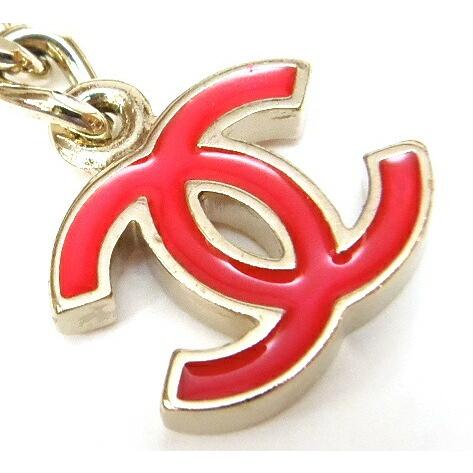 CHANEL（シャネル） チェーンベルト ココマーク 04A ピンク 【中古