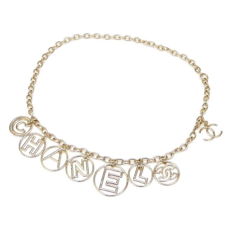 シャネル CHANEL チェーンベルト ココマーク ロゴ B17 ゴールド 【中古】(60131) CHANEL（シャネル） チェーンベルト ココマーク ロゴ B17 ゴールド
