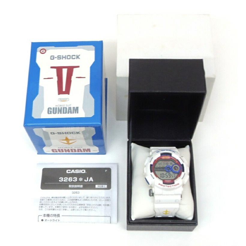 カシオ 腕時計 G-SHOCK ガンダム35周年記念モデル アムロ GD-100 白