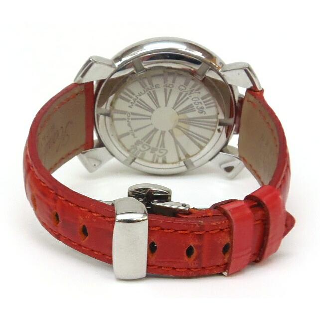 GaGa MILANO（ガガミラノ） クオーツ 赤革ベルト マヌアーレ40mm