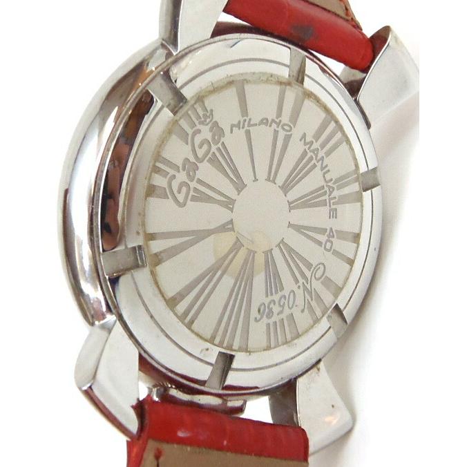 GaGa MILANO（ガガミラノ） クオーツ 赤革ベルト マヌアーレ40mm