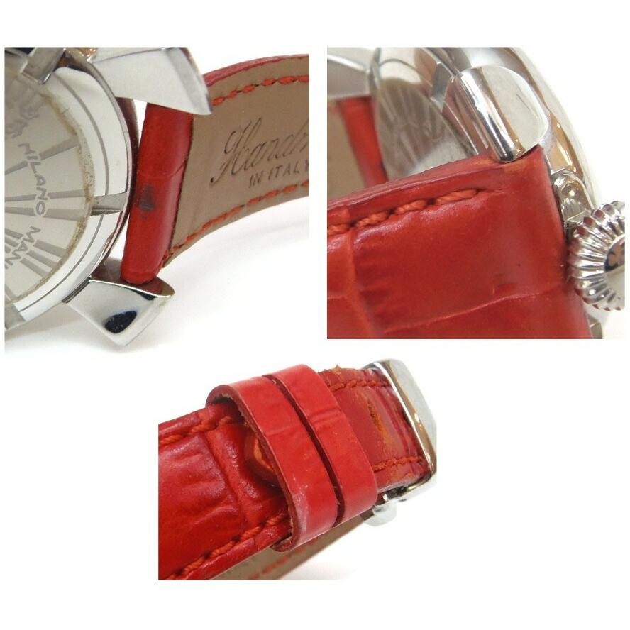 GaGa MILANO（ガガミラノ） クオーツ 赤革ベルト マヌアーレ40mm