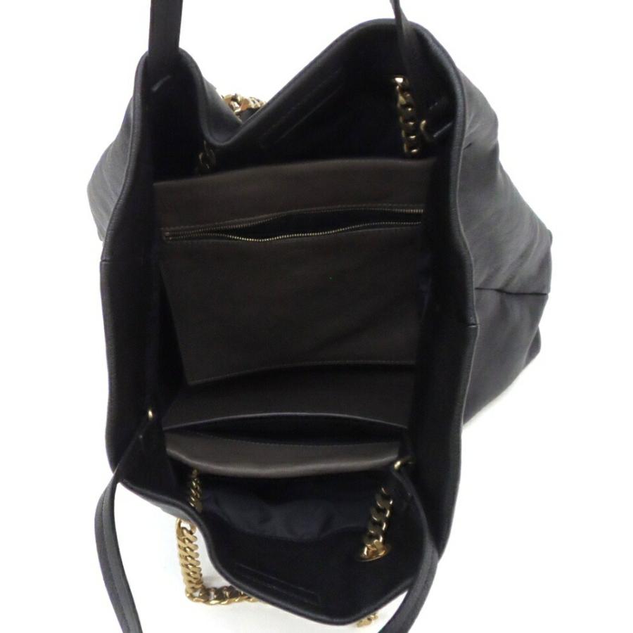 LANVIN ランバン Lanvin トートバッグ キャリーミー 黒 レザー 【中古 