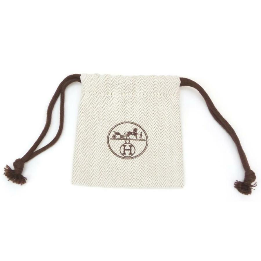 エルメス HERMES グローブホルダー 手袋ホルダー フィルー シルバー 