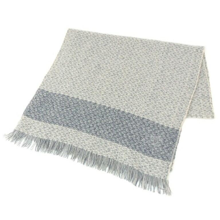 CHANELヴィンテージグレー マフラー CHANEL（シャネル） ラメ入りマフラー グレー系 【中古】(61377