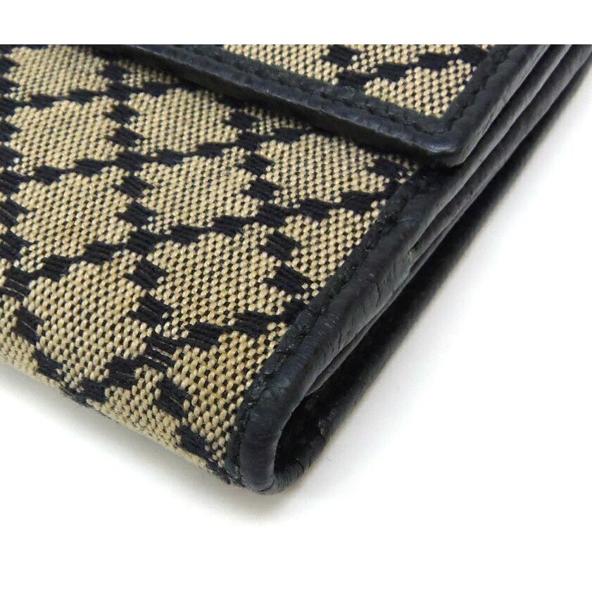 GUCCI（グッチ） 長財布 ディアマンテ キャンバス×レザー 【中古