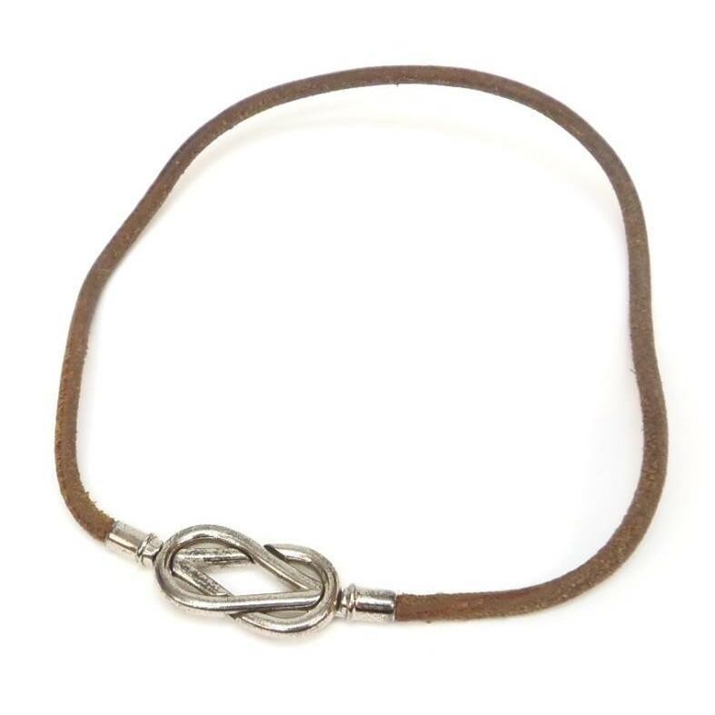 HERMES エルメス ブレスレット チョーカー アタメ SV金具 16cm HERMES エルメス ブレスレット チョーカー アタメ SV金具 16cm
