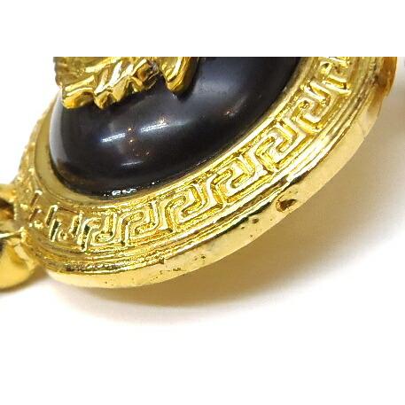 ジャンニヴェルサーチ GIANNI VERSACE イヤリング メデューサ 3連  