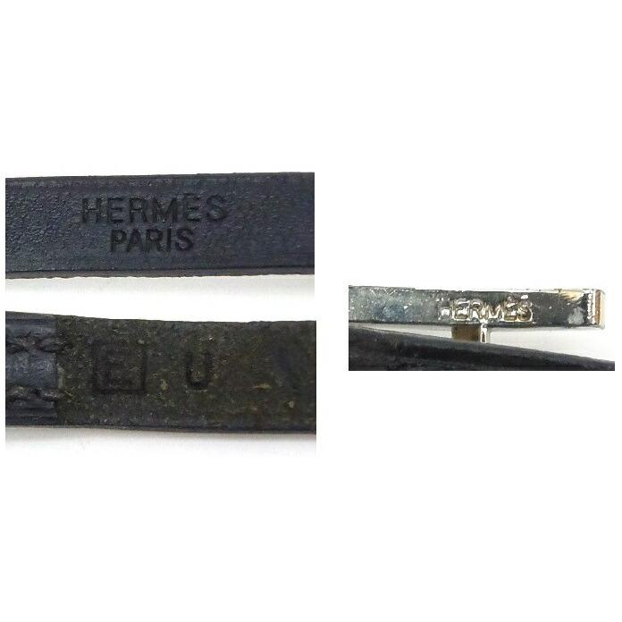 HERMES エルメス ブレスレット アピ3 チョーカー □E刻印 黒 HERMES エルメス ブレスレット アピ3 チョーカー □E刻印 黒