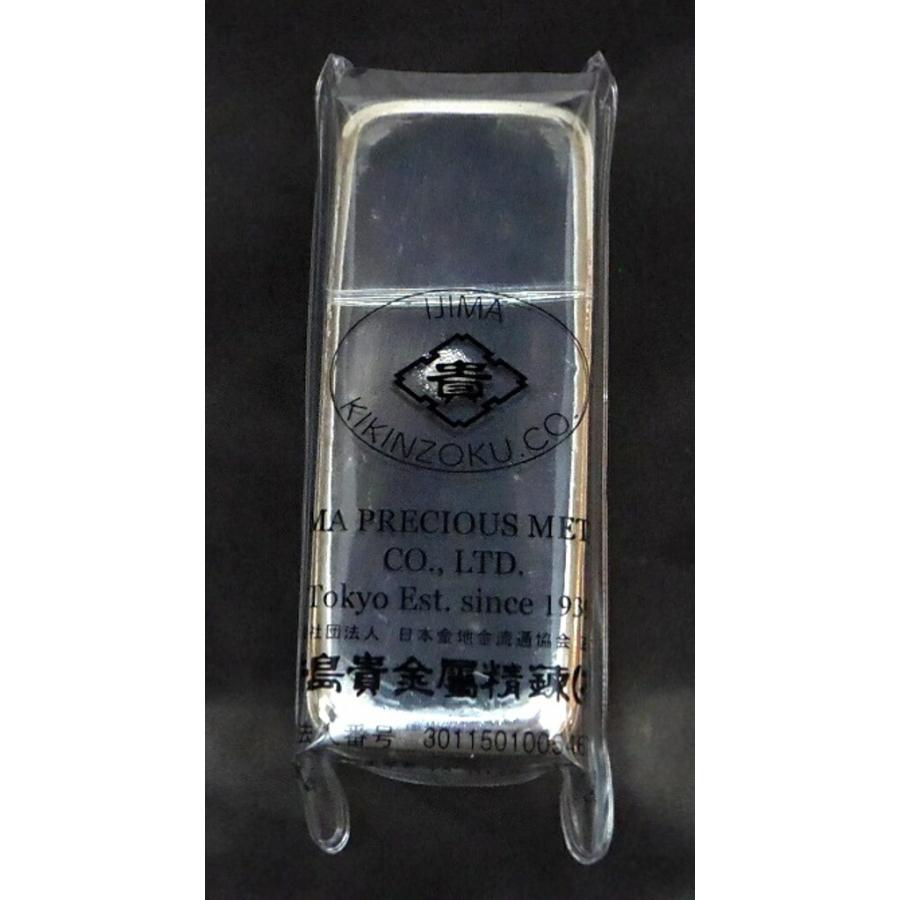 井島貴金属 純銀 インゴット ingot 1000g(1kg) シルバー(61833)(61833