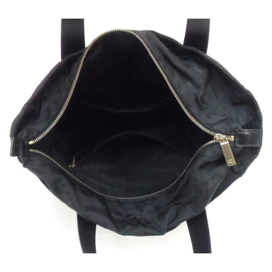 CHANEL トートバッグ ニュートラベルライン A15825 黒 ナイロン×レザー 【中古】(62069)の画像