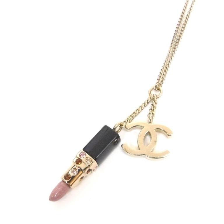 CHANEL シャネル ネックレス ココマーク リップモチーフ 08A CHANEL シャネル ネックレス ココマーク リップモチーフ 08A
