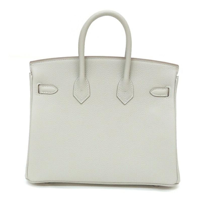 HERMES（エルメス） ハンドバッグ バーキン25 SV金具 U刻印 グリス