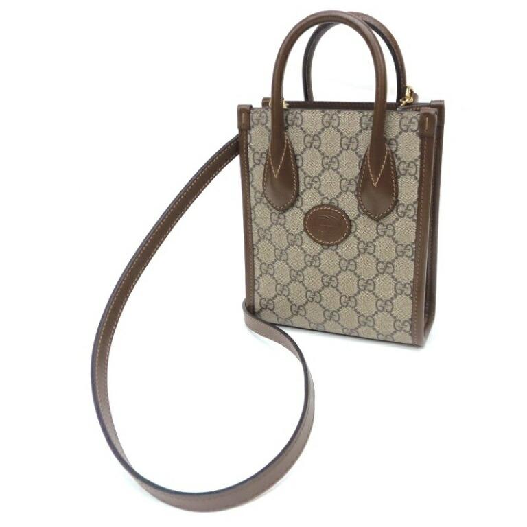 GUCCI ショルダーバッグ インターロッキングG付 ミニトート GUCCI ショルダーバッグ インターロッキングG付 ミニトート