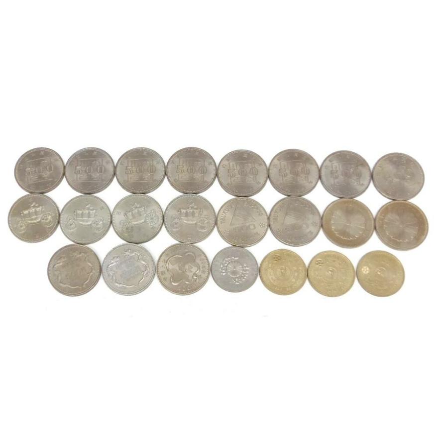 記念硬貨・旧硬貨いろいろ 52枚セット 13種類 13350円50銭分 記念貨幣 【中古】(62599)_1