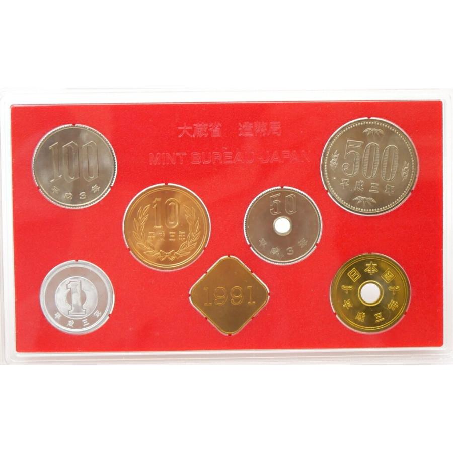 貨幣セット 1991年 平成3年 ミントセット(62719) : 堀田商事質店 Yahoo