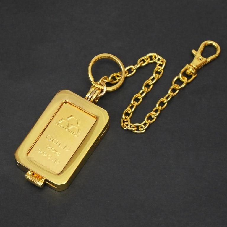 新品】日本マテリアル 純金インゴット 20g 選べるキーホルダー/キー