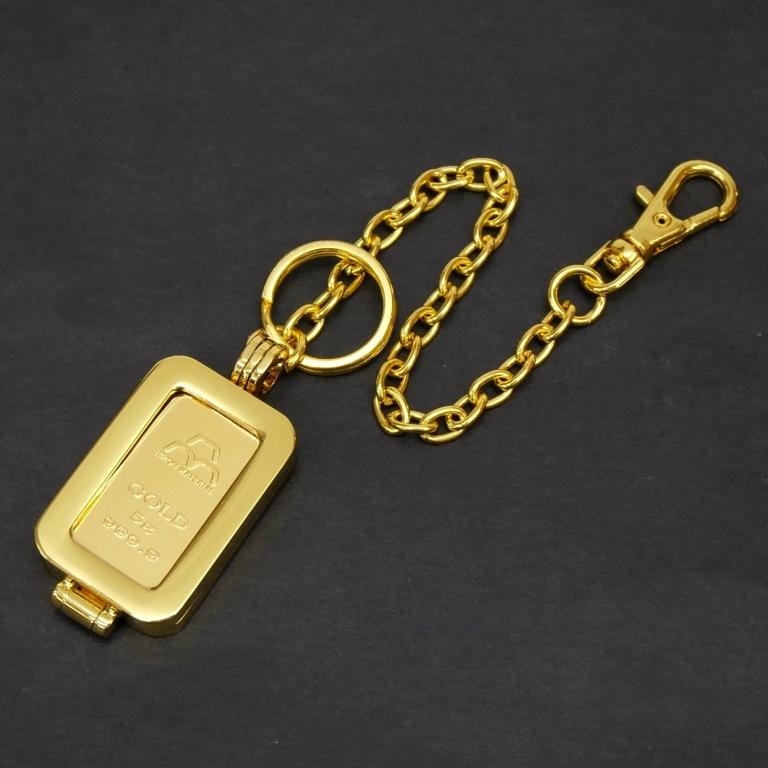 新品】日本マテリアル 純金インゴット 5g 選べるキーチェーン  