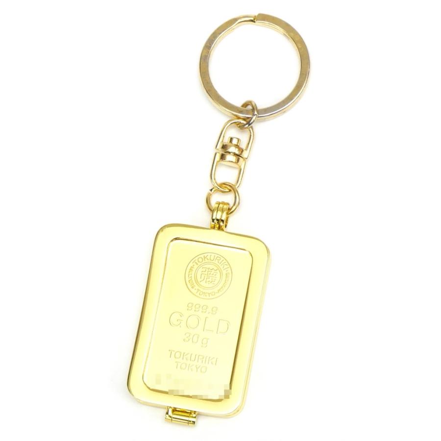 新品】徳力本店 純金インゴット 30g 選べるキーチェーン/キーホルダー