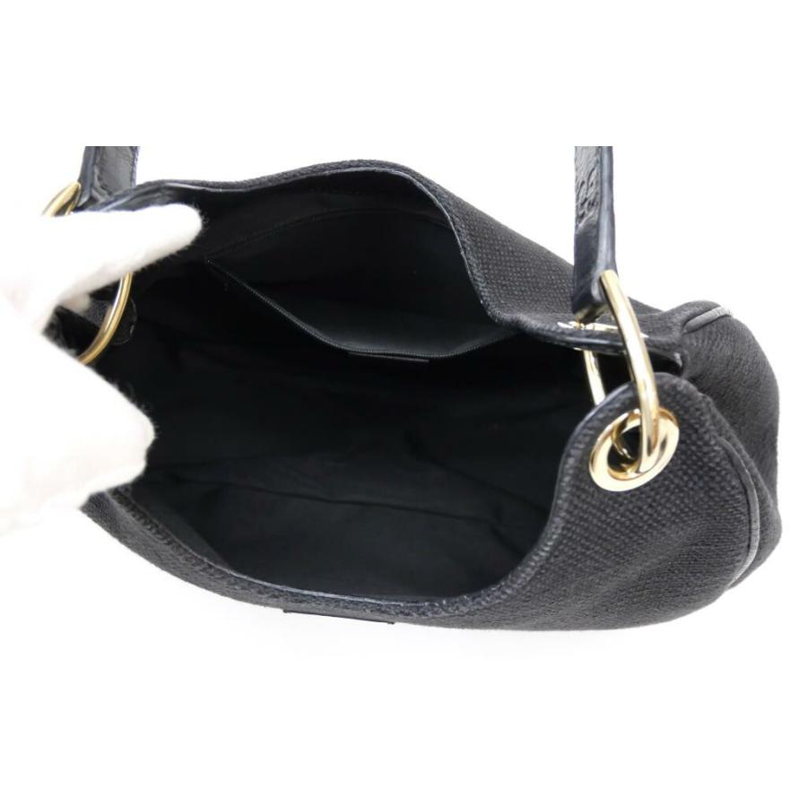 おのり】GUCCI ワンショルダーバッグ キャンバス レザー 黒 - バッグ おのり】GUCCI ワンショルダーバッグ キャンバス レザー 黒 - バッグ