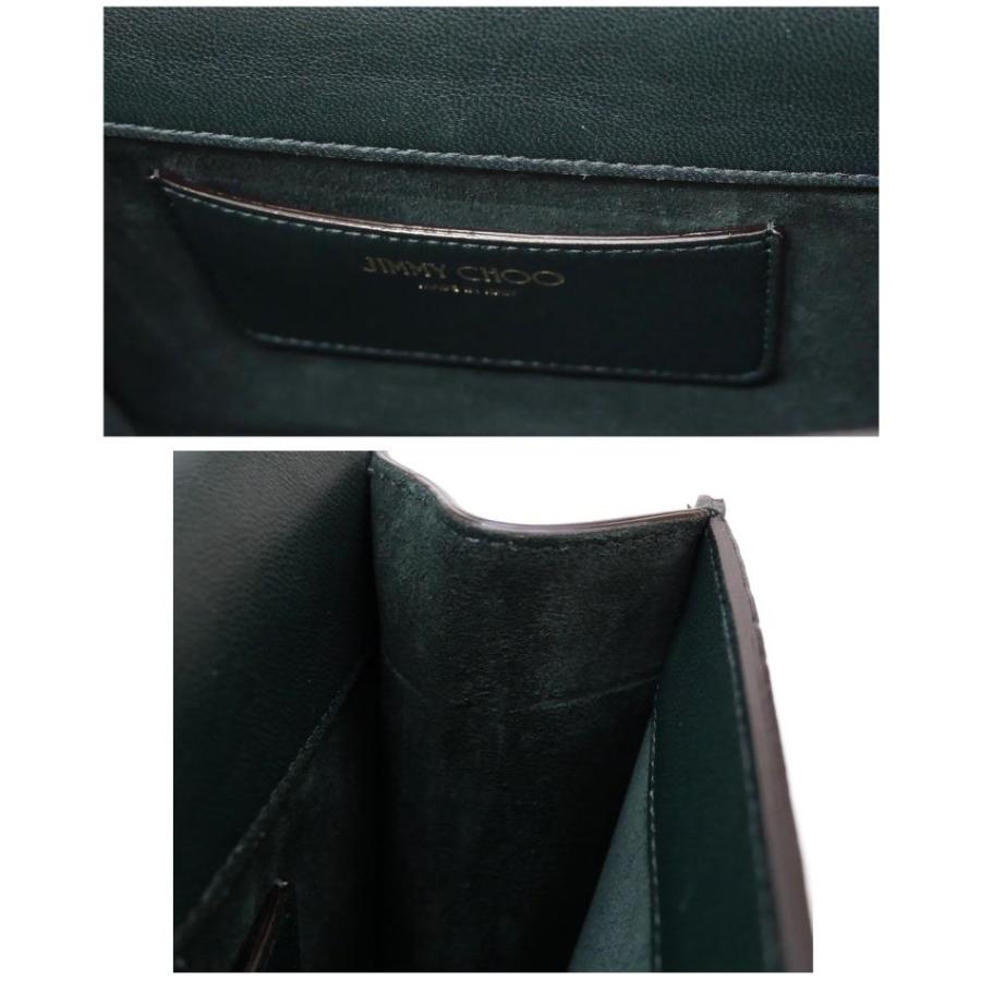 JIMMY CHOO（ジミーチュウ） クロコ調チェーンショルダーバッグ 2WAY