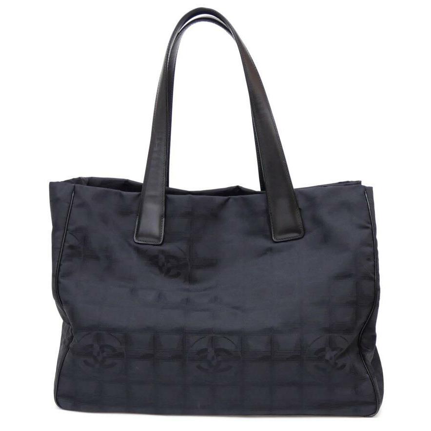 シャネル CHANEL トートバッグ ニュートラベルライン 黒 【中古】(63304) CHANEL（シャネル） トートバッグ ニュートラベルライン 黒 【中古