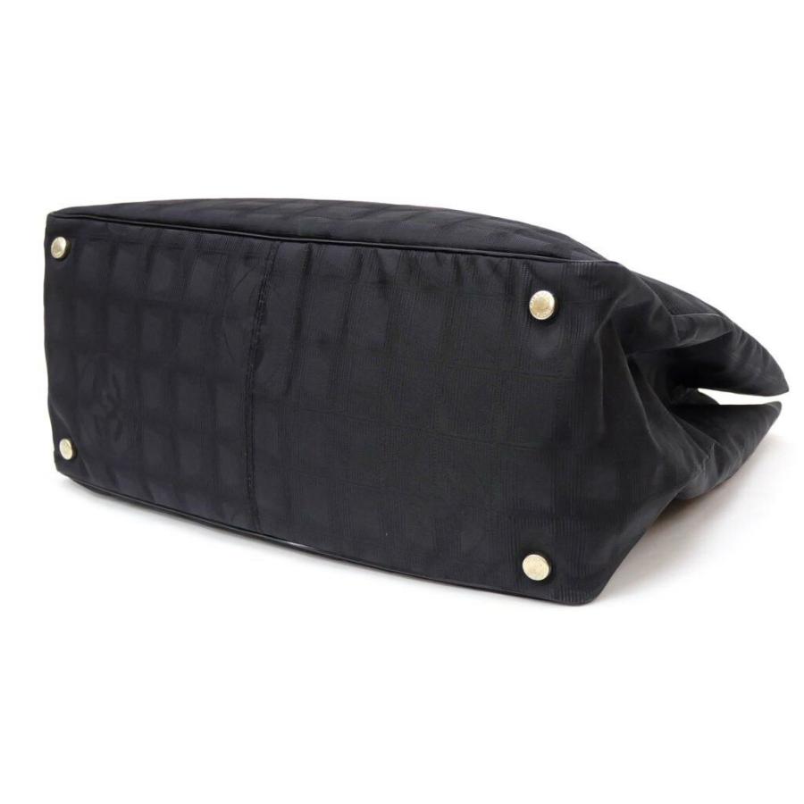 シャネル CHANEL ニュートラベル トートMM ブラック バッグ トートバッグ レディース【中古】 CHANEL（シャネル） トートバッグ ニュートラベルライン 黒 【中古