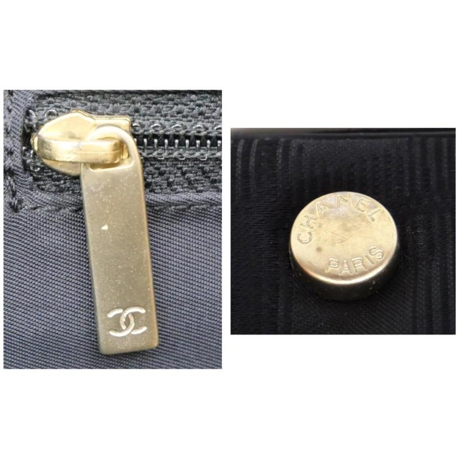 シャネル CHANEL トートバッグ ニュートラベルライン 黒 【中古】(63304)_8