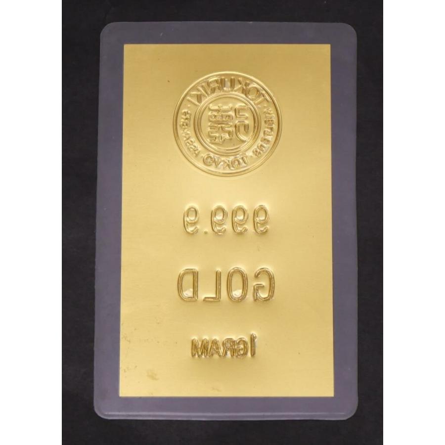 徳力本店 純金 インゴットカード 24金 ingot 1g(63397) : 堀田 徳力本店 純金 インゴットカード 24金 ingot 1g(63397) : 堀田