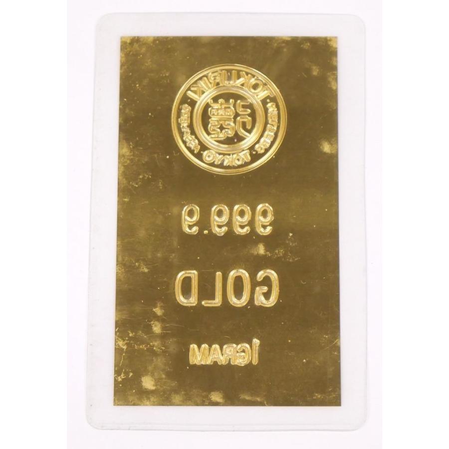 徳力本店 純金 インゴットカード 24金 ingot 1g(63397) : 堀田 徳力本店 純金 インゴットカード 24金 ingot 1g(63397) : 堀田