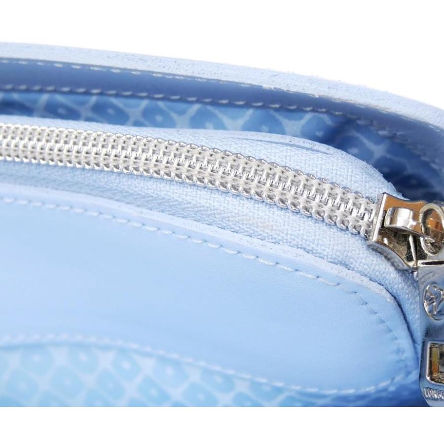 LONGCHAMP チエーンショルダーバッグ クロスボディバッグ ライトブルー レザー 【中古】(63565) LONGCHAMP（ロンシャン） チャーンショルダーバッグ クロスボディ