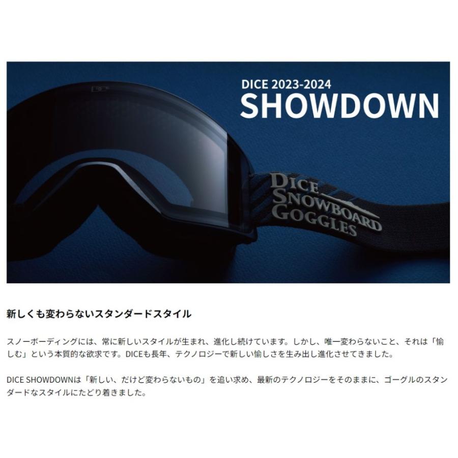 DICE SHOWDOWN スノーゴーグル スノーボード用 SD34570CAMO(63754)｜horita78｜03