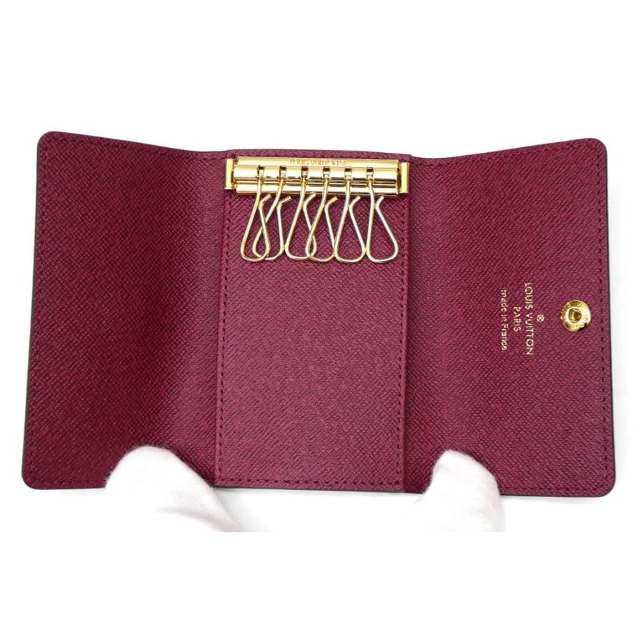 ルイ・ヴィトン 6連キーケース 旧タイプ M60701 モノグラム フューシャ LOUISVUITTON ミュルティクレ6(63816 ...