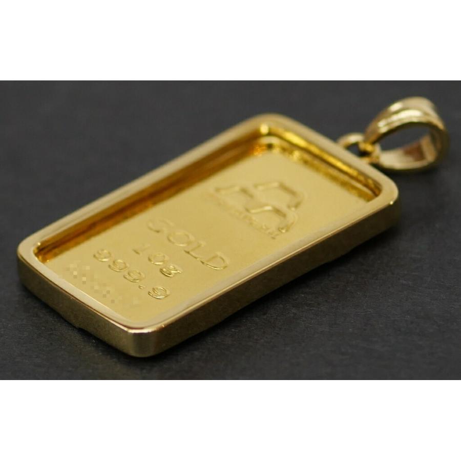 新品】日本マテリアル 純金インゴット 10g ペンダントトップ チャーム