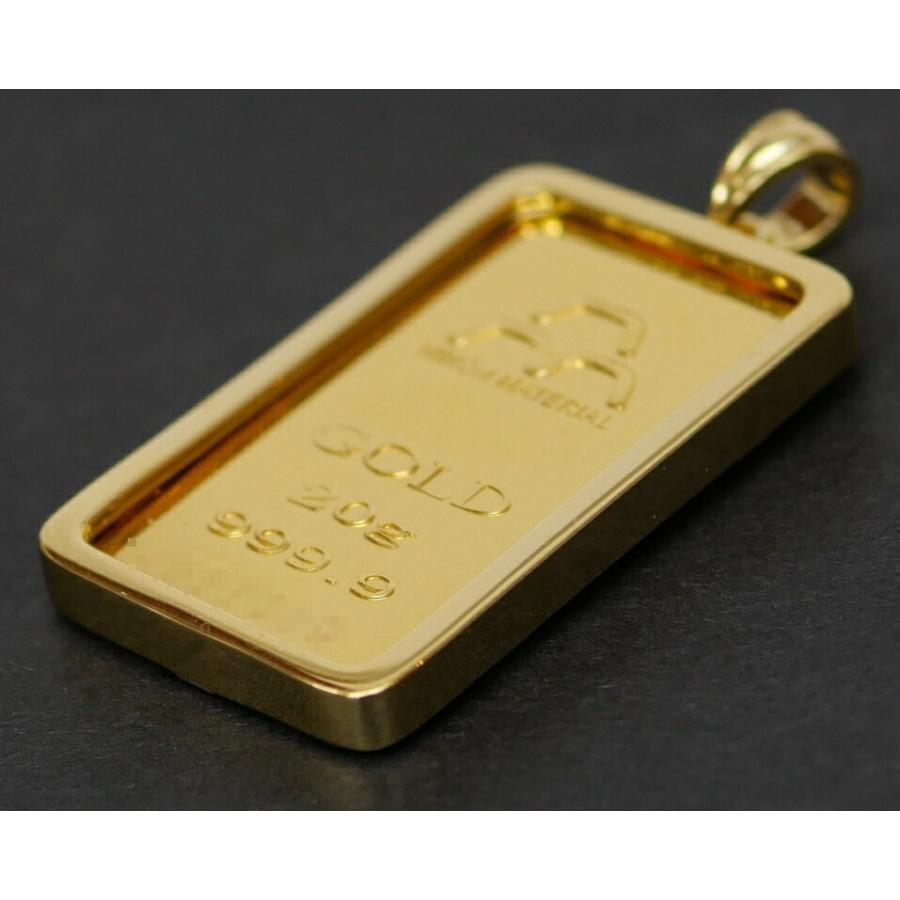 新品】日本マテリアル 純金インゴット 20g ペンダントトップ 新品】日本マテリアル 純金インゴット 20g ペンダントトップ