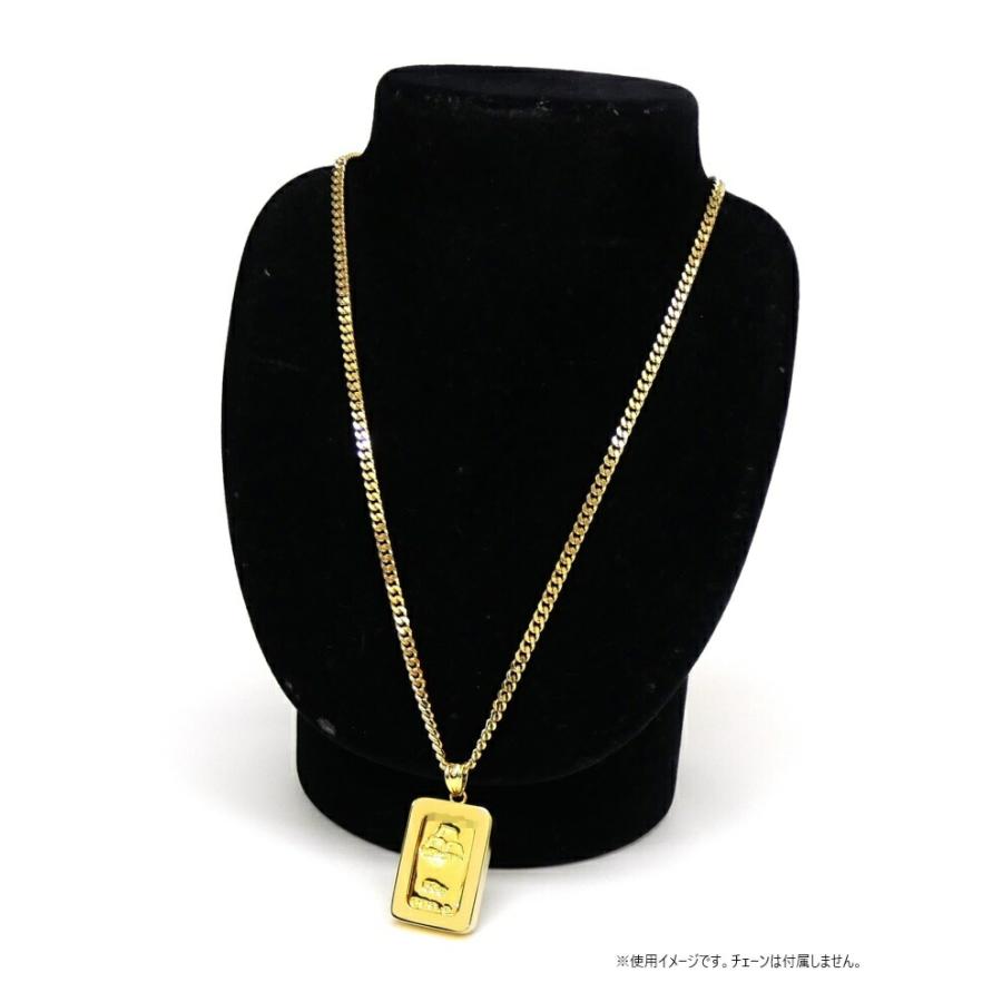 新品】日本マテリアル 純金インゴット 50g ペンダントトップ チャーム