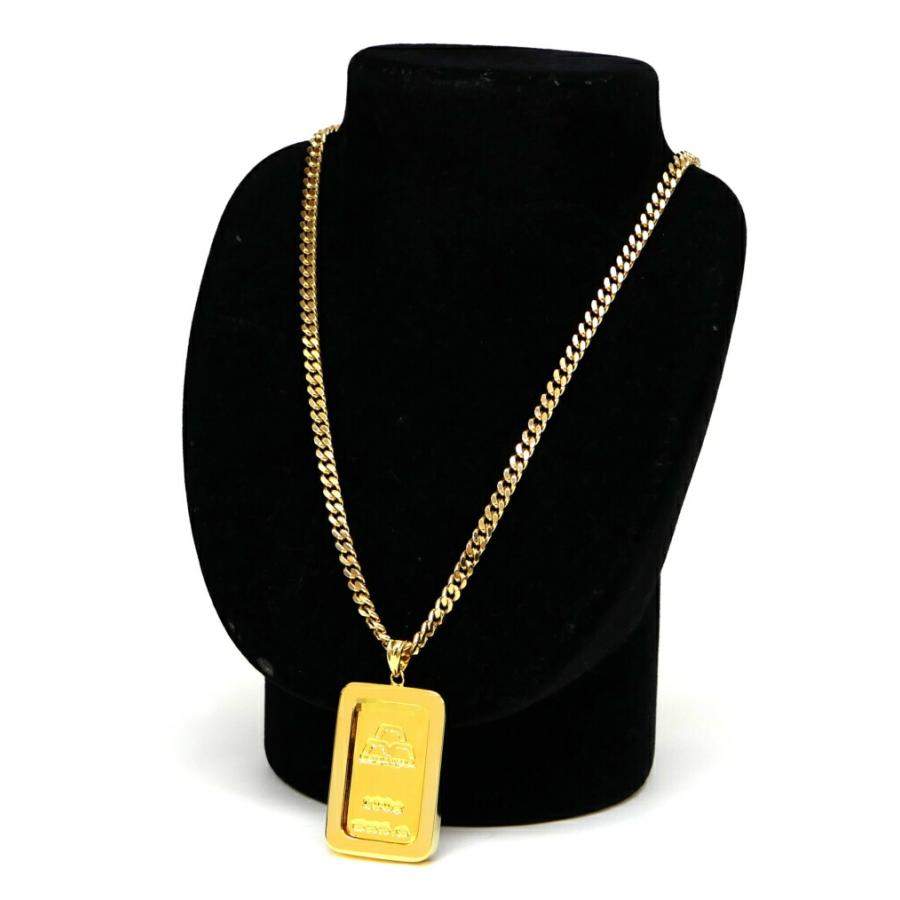 新品】日本マテリアル 純金インゴット 100g ペンダントトップ チャーム