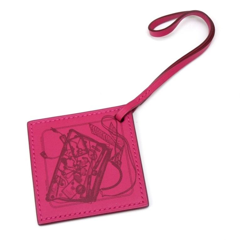HERMES（エルメス） バッグチャーム カレチャーム ローズメキシコ