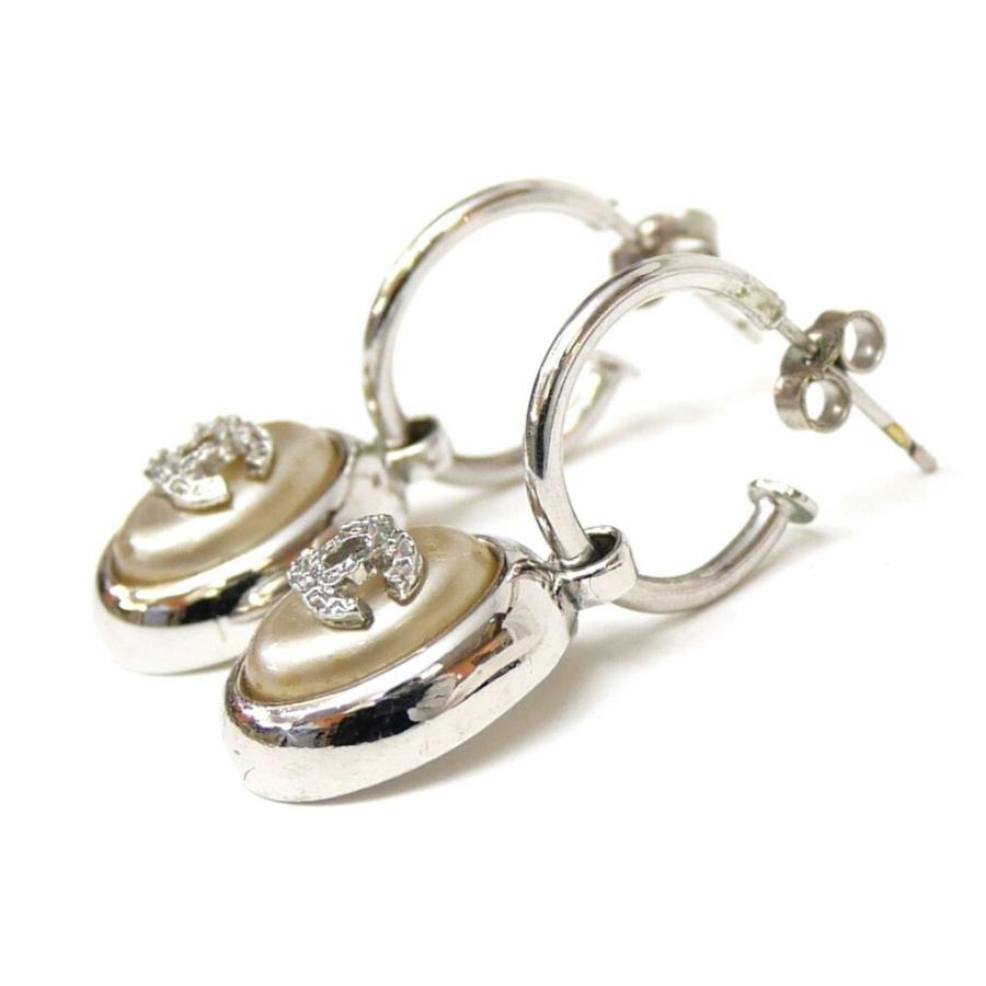 CHANEL（シャネル） スイングピアス ココマーク 00A シルバー 【中古