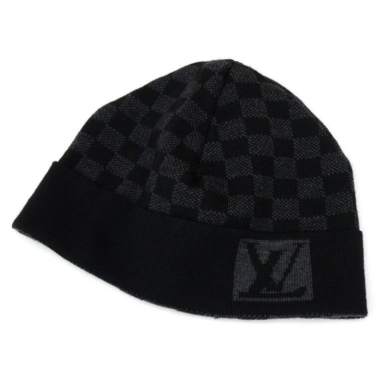 LOUISVUITTON ボネ・プティ ダミエ ニット帽 M74197 ダミエ・グラ 